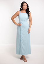 Vestido Pérola Azul Bebê