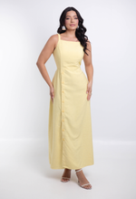 Vestido Pérola Amarelo Manteiga