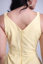 Vestido Pérola Amarelo Manteiga