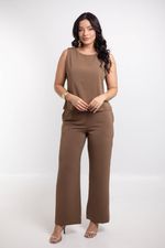 Conjunto Raquel Marrom Castanho