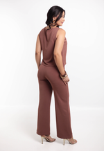 Conjunto Raquel Marrom Bordô