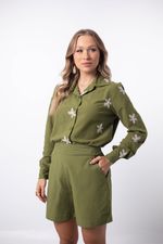 Bermuda Perseverança Verde Militar