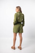 Bermuda Perseverança Verde Militar