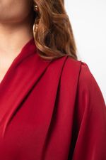 Blusa Realeza Vermelho Bordô
