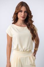 Conjunto Marina Amarelo Manteiga