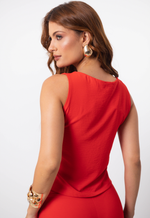 Conjunto Raquel Vermelho Ferrari 