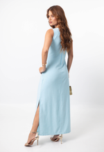 Vestido Débora Azul Bebê