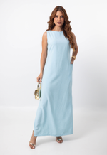 Vestido Débora Azul Bebê