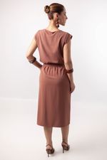 Conjunto Célia  Marrom Bordô