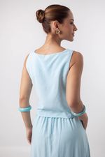 Conjunto Carmélia Azul Bebê