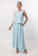 Conjunto Carmélia Azul Bebê