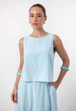 Conjunto Carmélia Azul Bebê