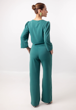 Conjunto Rebeca Verde Petróleo