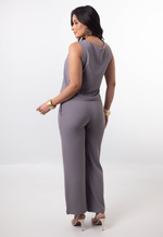 Conjunto Raquel Cinza