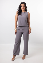 Conjunto Raquel Cinza