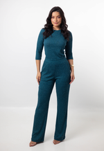 Conjunto Isadora Verde Petróleo