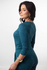 Conjunto Isadora Verde Petróleo