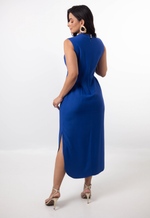 Vestido Mariá Azul Royal
