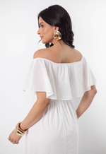 Vestido Laura Bordado Off White
