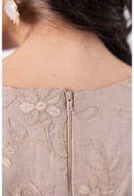 Vestido Fernanda Marrom Cappuccino