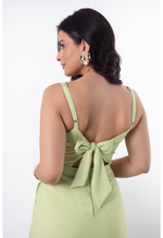 Vestido Marinês Verde Chá
