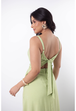 Vestido Marinês Verde Chá