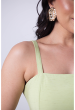 Vestido Marinês Verde Chá