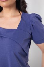 Blusa Deyse Azul Carbono