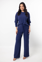 Conjunto Andrielly Azul Marinho