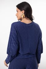 Conjunto Andrielly Azul Marinho