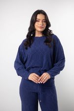 Conjunto Andrielly Azul Marinho
