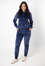 Conjunto Cristal Azul Marinho