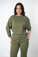 Conjunto Leila Verde Militar Mescla