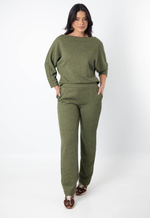 Conjunto Leila Verde Militar Mescla