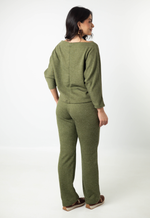 Conjunto Leila Verde Militar Mescla