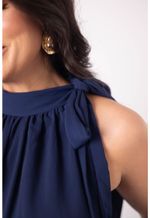 Blusa Isabella Azul Marinho