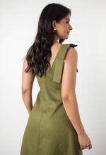 Vestido Marcela Verde militar