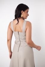 Vestido Priscilla Bege