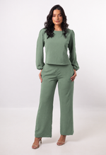 Conjunto Rebeca Verde Militar