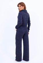 Conjunto Tatiane Azul Marinho Mescla