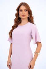 Vestido Ágatha Fúscia Mescla