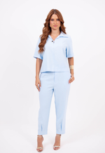 Conjunto Núbia Azul Bebê