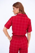 Conjunto Núbia Vermelho Bordô