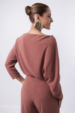 Conjunto França Marrom Bordô