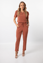 Conjunto Leonora Alfaiataria Mari Marrom