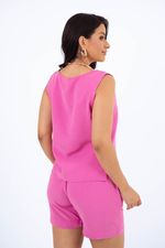 Blusa Eliete Rosa Chiclete