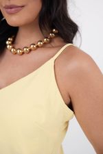 Blusa May Amarelo Manteiga