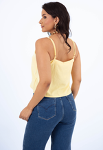 Blusa May Amarelo Manteiga