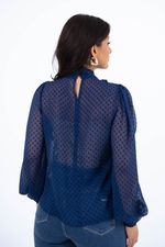 Camisa Tarsila Azul Marinho