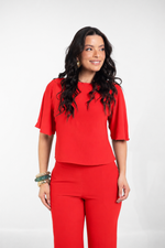Blusa Tânia Dunas Vermelho 